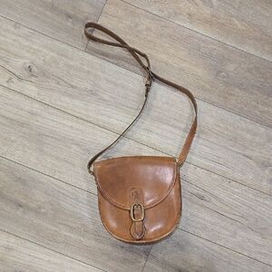 Vintage Leather Crossbody Coastal Cowgirl Saddle Bag